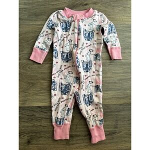 Hanna Andersson Star Wars One Piece Pajamas Size 6-9 Months